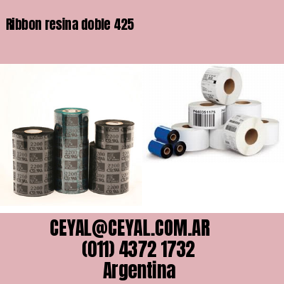 Ribbon resina doble 425