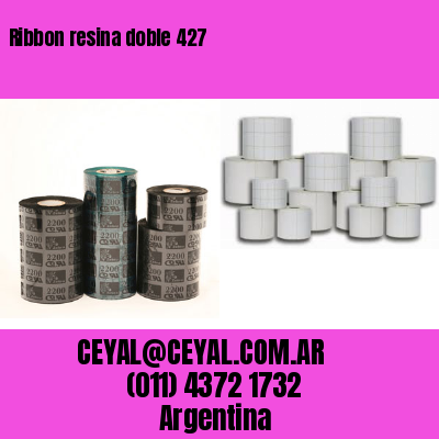 Ribbon resina doble 427