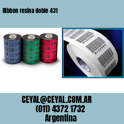 Ribbon resina doble 431