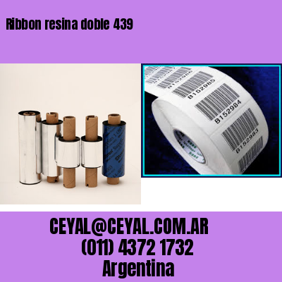 Ribbon resina doble 439