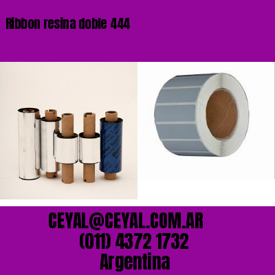 Ribbon resina doble 444