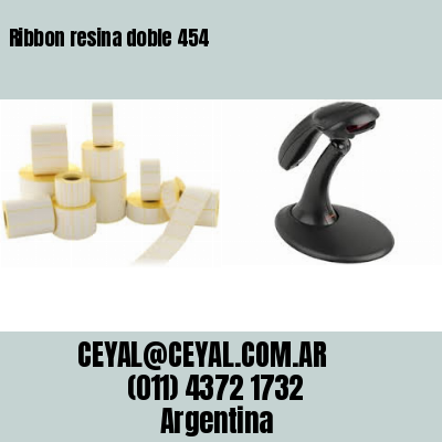 Ribbon resina doble 454