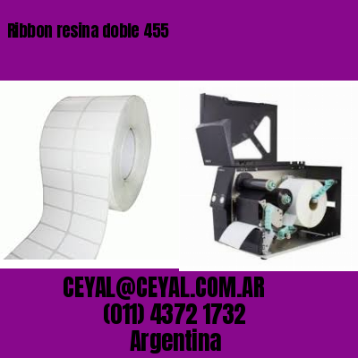 Ribbon resina doble 455