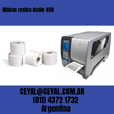 Ribbon resina doble 458