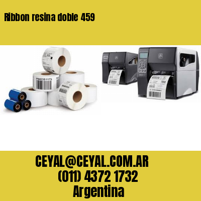 Ribbon resina doble 459