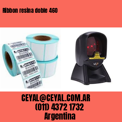 Ribbon resina doble 460