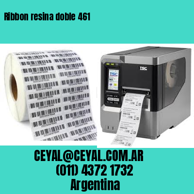 Ribbon resina doble 461