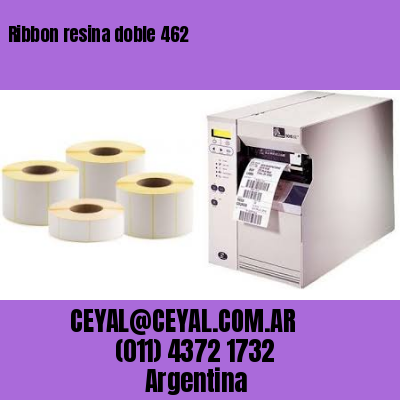 Ribbon resina doble 462