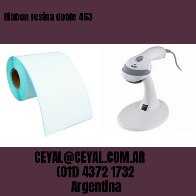 Ribbon resina doble 463