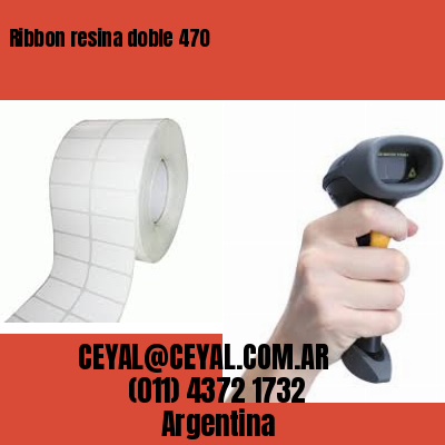 Ribbon resina doble 470