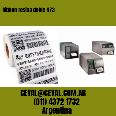 Ribbon resina doble 473