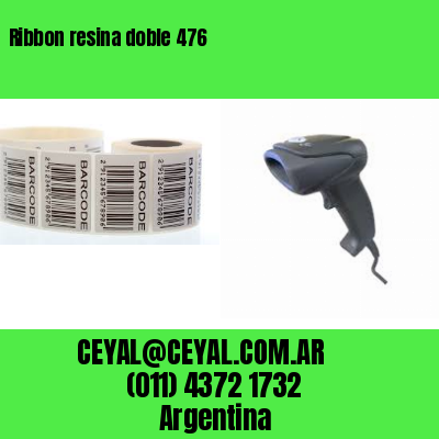 Ribbon resina doble 476