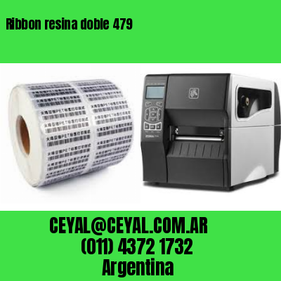 Ribbon resina doble 479