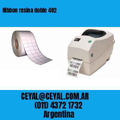 Ribbon resina doble 482