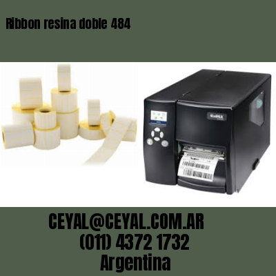 Ribbon resina doble 484