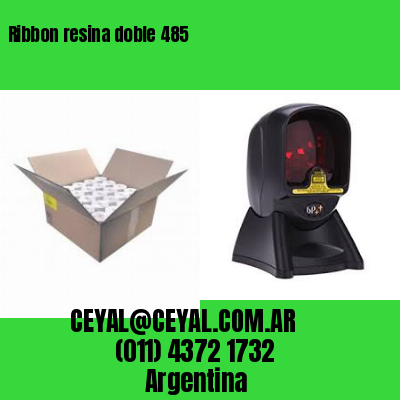 Ribbon resina doble 485