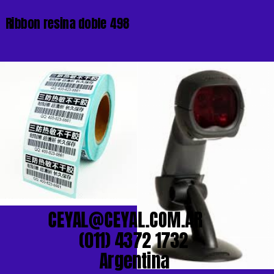 Ribbon resina doble 498