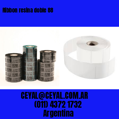 Ribbon resina doble 88