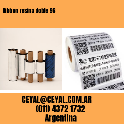 Ribbon resina doble 96