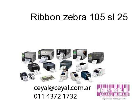 Ribbon zebra 105 sl 25