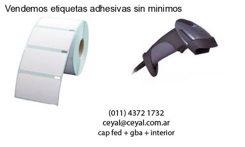 Vendemos etiquetas adhesivas sin minimos