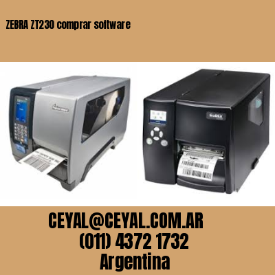 ZEBRA ZT230 comprar software