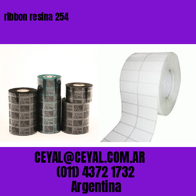 ribbon resina 254