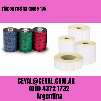 ribbon resina doble 105