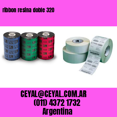 ribbon resina doble 320