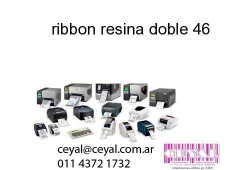 ribbon resina doble 46
