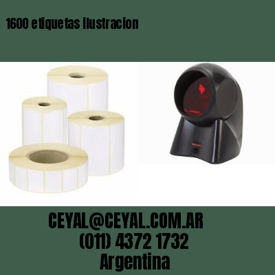 1600 etiquetas ilustracion