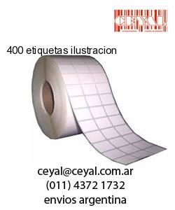 400 etiquetas ilustracion