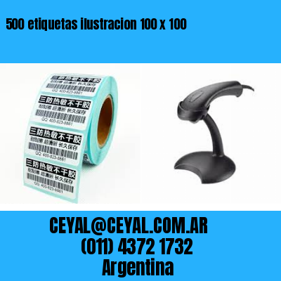 500 etiquetas ilustracion 100 x 100