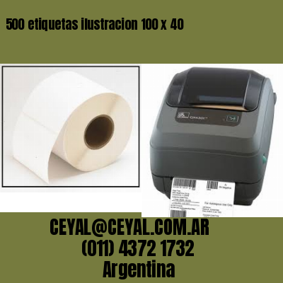 500 etiquetas ilustracion 100 x 40