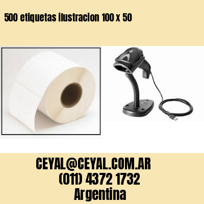500 etiquetas ilustracion 100 x 50