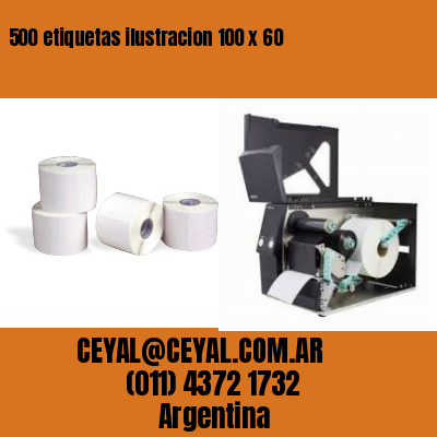 500 etiquetas ilustracion 100 x 60