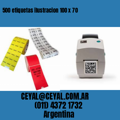 500 etiquetas ilustracion 100 x 70