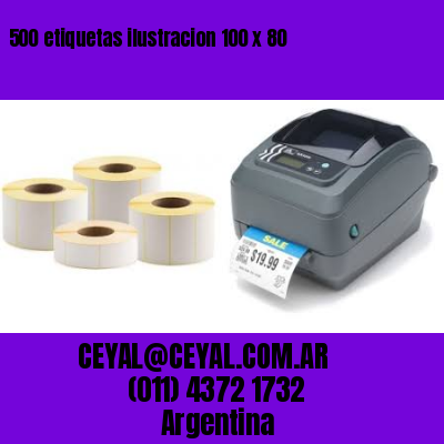 500 etiquetas ilustracion 100 x 80