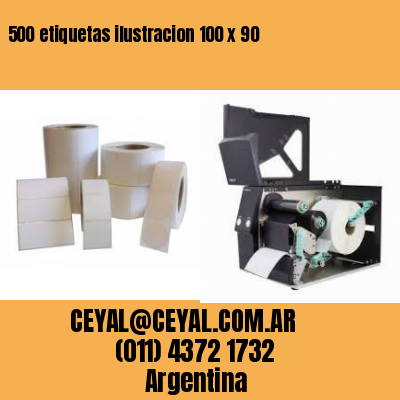 500 etiquetas ilustracion 100 x 90