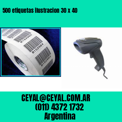 500 etiquetas ilustracion 30 x 40