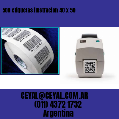 500 etiquetas ilustracion 40 x 50