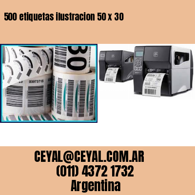 500 etiquetas ilustracion 50 x 30