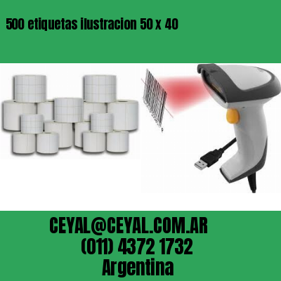 500 etiquetas ilustracion 50 x 40