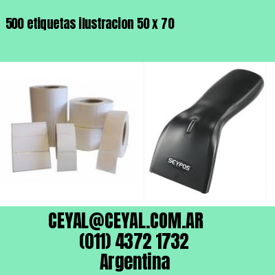 500 etiquetas ilustracion 50 x 70