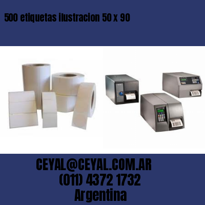500 etiquetas ilustracion 50 x 90