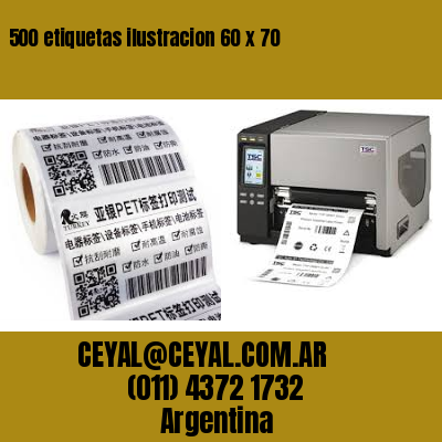 500 etiquetas ilustracion 60 x 70