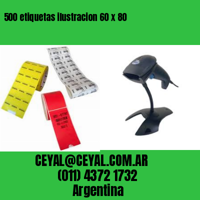 500 etiquetas ilustracion 60 x 80