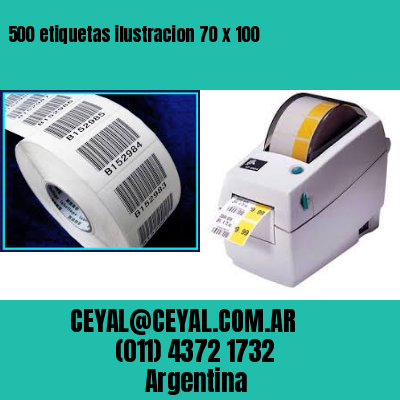 500 etiquetas ilustracion 70 x 100