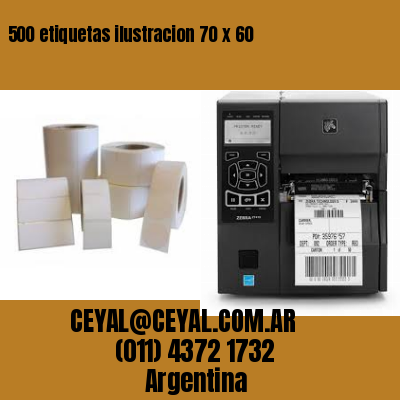 500 etiquetas ilustracion 70 x 60