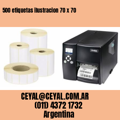 500 etiquetas ilustracion 70 x 70